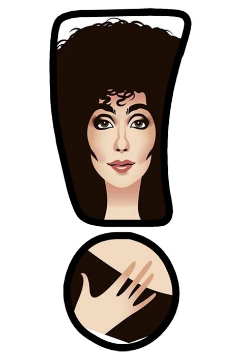 symbol cher  gesture exclamation mark