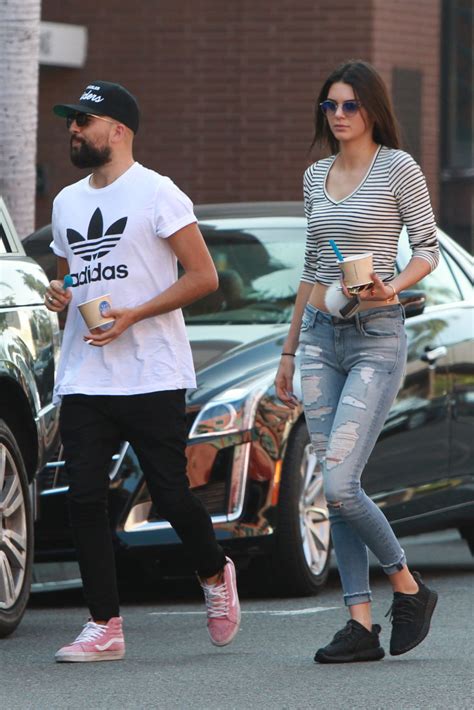 kendall jenner in tight ripped jeans out in beverly hills