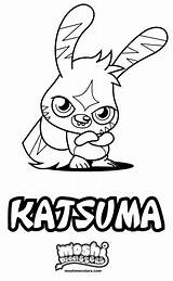 Monsters Moshi Coloring Pages Colour Katsuma Please Visit Colouring Binweevils Following Them Print First Drawing sketch template