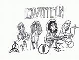 Zeppelin Led Coloring Pages Template Sketch Deviantart sketch template