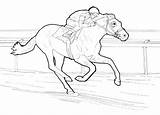 Coloring Horse Pages Jockey Getcolorings Wild Printable sketch template