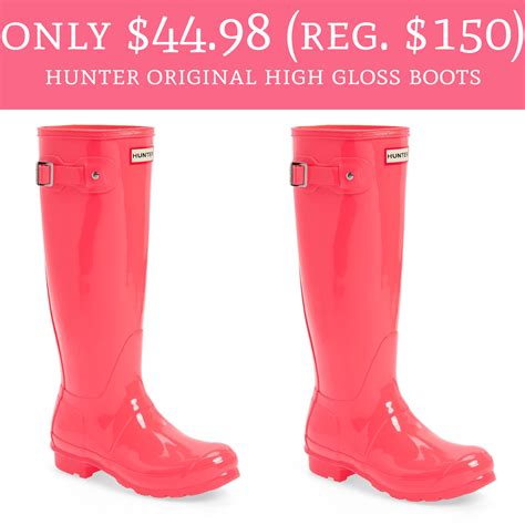 regular  hunter original high gloss boots deal hunting babe