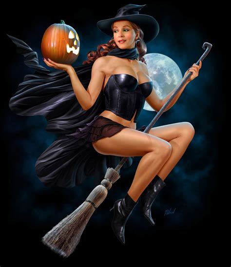 hot witch by tom wood halloween hexen halloween fee