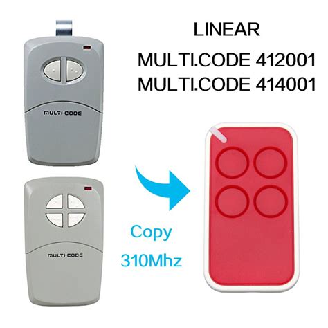 copy linear multicode  door remote control universal gate door