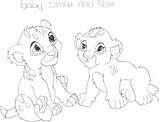 Coloring Lion Pages King Nala Baby Getcolorings Printable Getdrawings sketch template