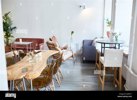 interior  stylish restaurant stock photo alamy