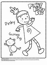 Doo Colorear Pinky Dinky Amigazazo Angelina Ideis Otimas Festa Diccionario Compartilhando sketch template