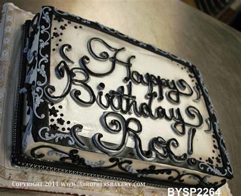 bysp sheet cake double writing cake  brothers bakery flickr