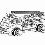 Engine Fire Coloring Pages Kids Draw sketch template