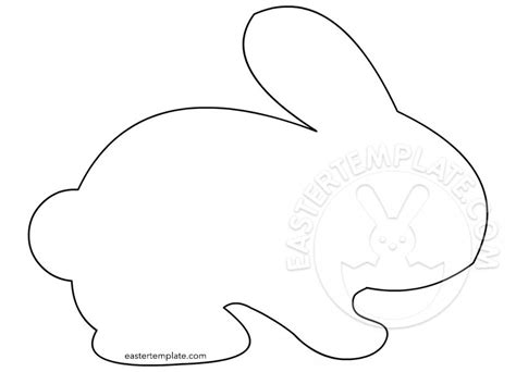 rabbit drawing outline  getdrawings