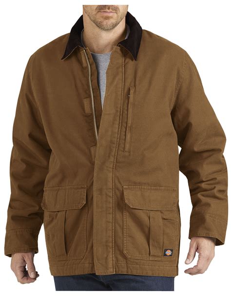 mens insulated coats sanded duck dickies
