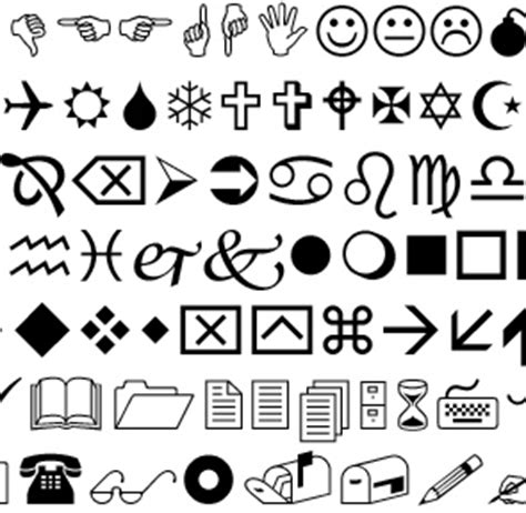 special symbols wingdings  social media branding twitter