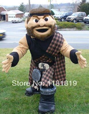 mascot  highlander mascot costume custom fancy costume cosplay