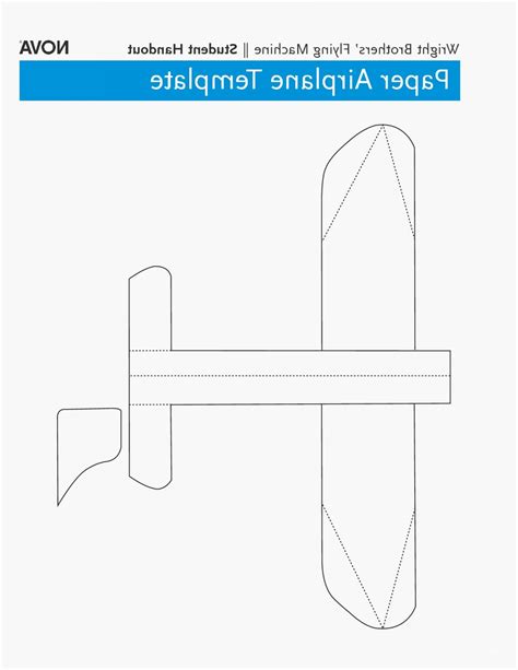 paper airplane templates  printable printable templates  nora