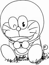 Coloring Doraemon Bratz Grass Wecoloringpage sketch template