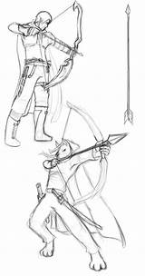 Archer Anime Archers Wip Deviantart Sketch Template Coloring Pages sketch template