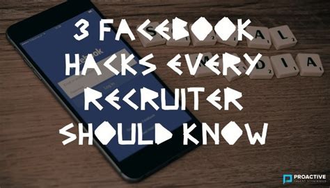 facebook hacks  recruiter