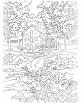 Coloring Pages Scenery Beautiful Landscape Adults Drawing Printable Colouring Natural Jungle Mountain Color Sheets Getdrawings Print Excellent Getcolorings sketch template