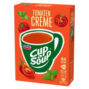 unox cup  soup tomaten creme   ml bestellen koken soepen maaltijden jumbo supermarkten