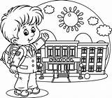 Kindergarten Elementary Colouring Getcolorings Scolaire Albanysinsanity sketch template
