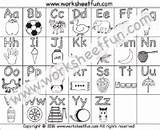 Coloring Alphabet Worksheet Worksheetfun Letter Printable Worksheets sketch template