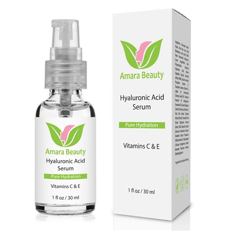 hyaluronic acid serum  skin  vitamins    oz amara beauty