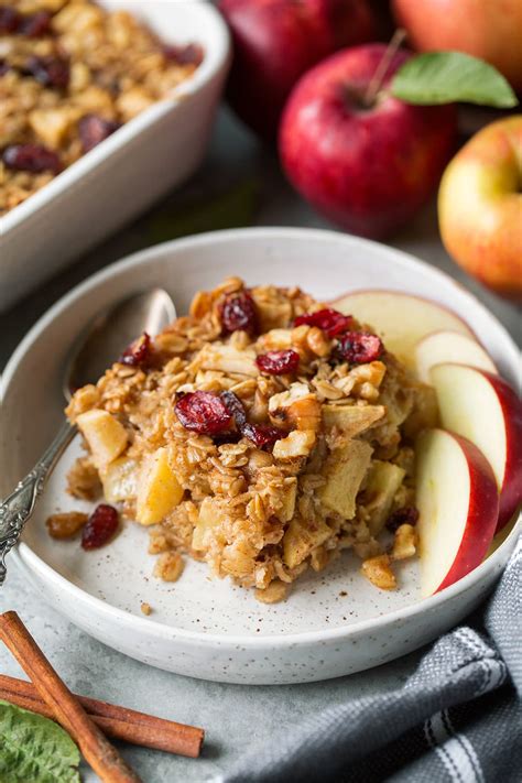apple cinnamon baked oatmeal cooking classy
