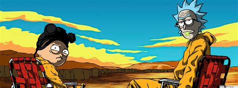 Rick And Morty Breaking Bad 3840x1440 Download Hd