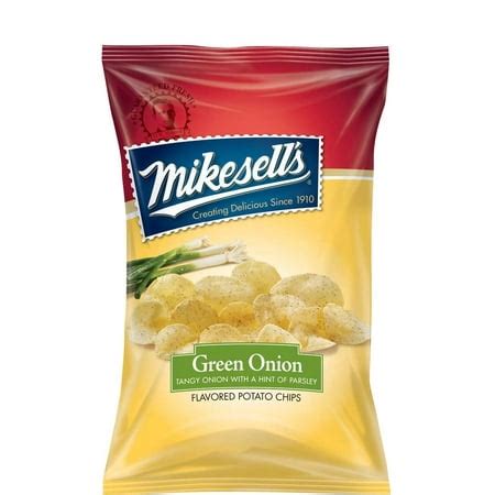 mikesells green onion potato chips  oz walmartcom