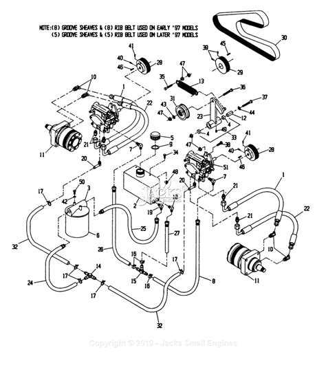 exmark lzkc sn    parts diagram  hydraulic group