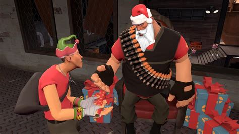 tf2 merry christmas santa heavy holiday punch [gameplay commentary