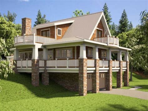hillside walkout basement house plans house style design popular design  sq ft ranch house