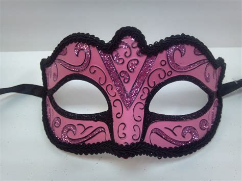 Pink And Black Masquerade Mask Screamers Costumes