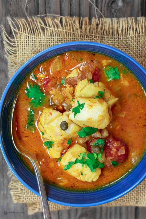 sicilian style fish stew recipe  mediterranean dish