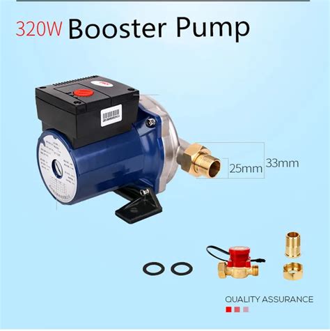 320w Household Hot Water Booster Pump Automatic Noise Free 3 Gear And