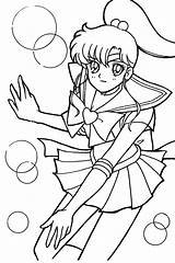 Sailor Coloring Pages Jupiter Moon sketch template