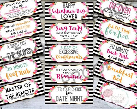 love coupons valentines day for him valentines by sallyandjames sally