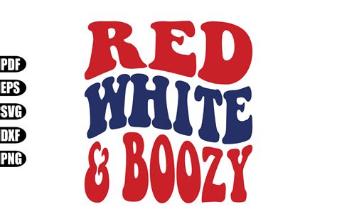 red white  boozy svg graphic  creativekhadiza creative fabrica