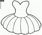 Coloring Ballet Dress Tutu Choose Board Printable Pages Drawing sketch template