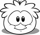 Coloring Pages Penguins Cute Puffle sketch template