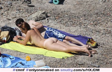 Cmnf Onlyonenaked Couple Beach Outdoors Outdoor Outside