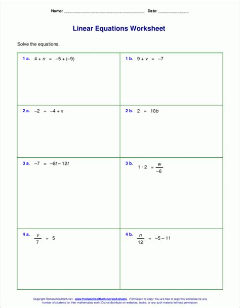 solving  step equations worksheet answer key db excelcom