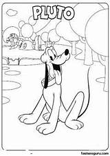 Clubhouse Pluto Mous Payton Minnie Mickie Colorier Colouring Ausmalbilder Kinder Wecoloringpage sketch template