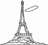 Eiffel Coloriage Imprimer sketch template