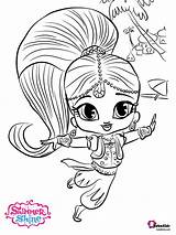 Samira Shimmer Shine Ballerina Poppy Bubakids sketch template
