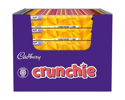 cadbury crunchie bar 40g box of 48 chocolate bars cadbury ts