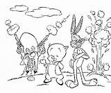 Colorir Looney Tunes Pig Porky Pernalonga Oeste Velho Gaguinho Planse Colorat Iepure Paginas Tudodesenhos sketch template
