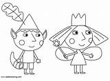 Ben Holly Pages Kingdom Little Coloring Printable Kids Color sketch template