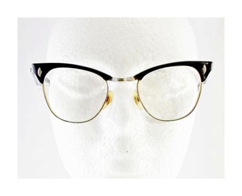 1950s 1 20 12 kt gf eyeglasses universal uoc cateye cats eye glasses