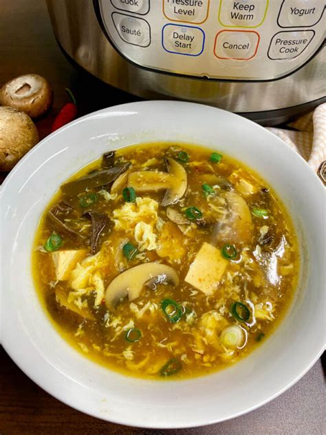 Easy Instant Pot Hot And Sour Soup Fed By Sab